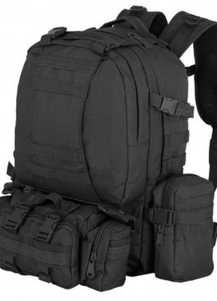 Рюкзак тактический 50 литров (+3 подсумки) качественный штурмовой для похода и путешествий xd-144 рюкзак баул9 фото