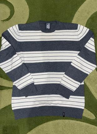 Чоловічий светр, джемпер в полоску, кофта чоловіча1 фото