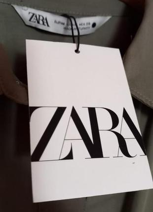 Нова бавовняна сорочка zara 20247 фото