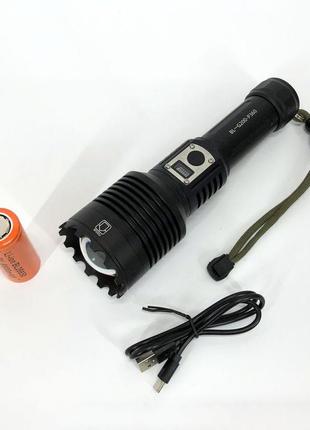 Хороший ліхтарик bailong bl-g200-p360, ліхтар ручний тактичний, ліхтарик із зарядкою vj-876 від usb7 фото