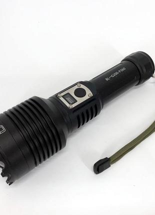 Хороший ліхтарик bailong bl-g200-p360, ліхтар ручний тактичний, ліхтарик із зарядкою vj-876 від usb1 фото