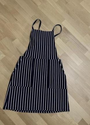 Женский сарафан bershka, сарафан, платье, платье туника3 фото