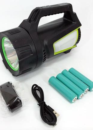 Акумуляторна лампа для кемпінгу t100a-10w+2cob, ліхтар лампа кемпінговий, ліхтарі для sm-340 кемпінгу camping