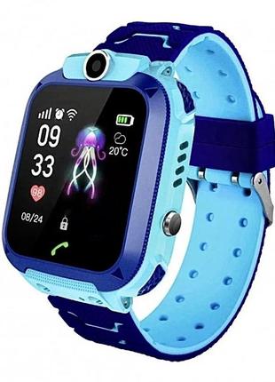 Дитячий годинник smart watch q12 (блакитний)