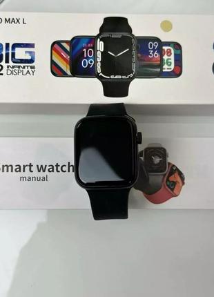 Розумний годинник smart watch т900 pro max (lux) чорний