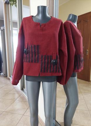 Стильный пуловер, накидка