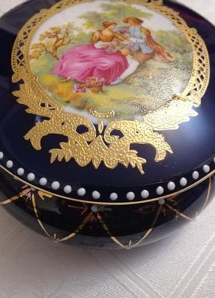 Шкатулка фарфор limoges франция