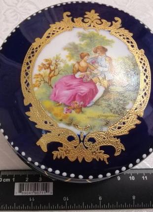 Шкатулка фарфор limoges франция