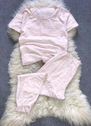 Пижама комплект набор домашний дома футболка штаны