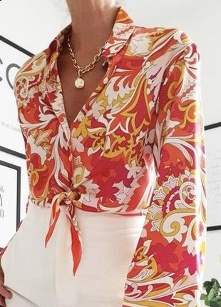 Рубашка атласная