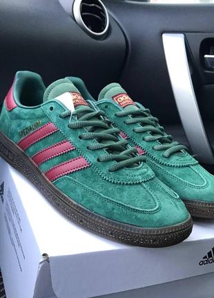 Кроссовки adidas spezial green red