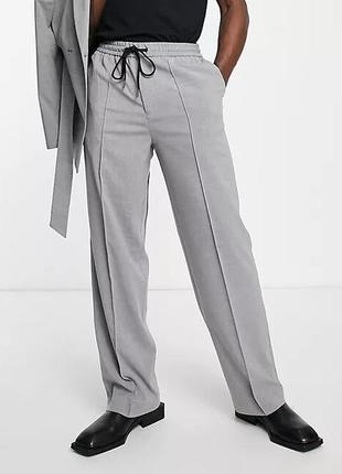 Костюм asos у стилі сафарі піджак з поясом + вільні штани4 фото