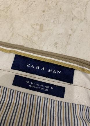 Шорты чинос карго zara мужская бежевые6 фото