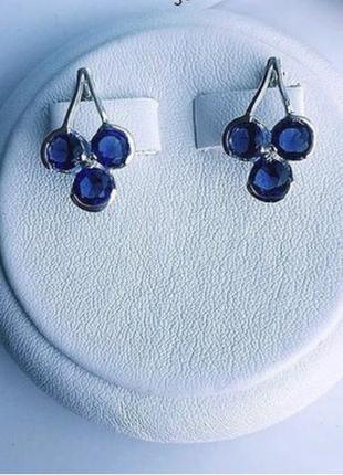 Серьги серебро 925 сережки серебряные имп 21035