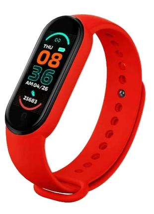 Фитнес трекер smart band м6 (красный)