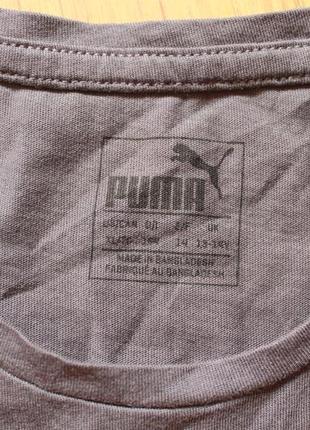 Классная хлопковая футболка свежии коллекции большое лого puma4 фото