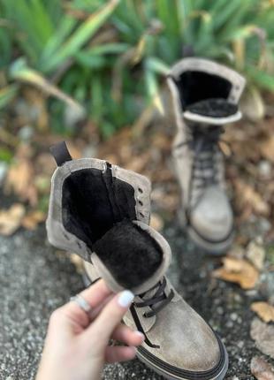 Зимние ботинки на меху, 40р. бренд итальялия.3 фото