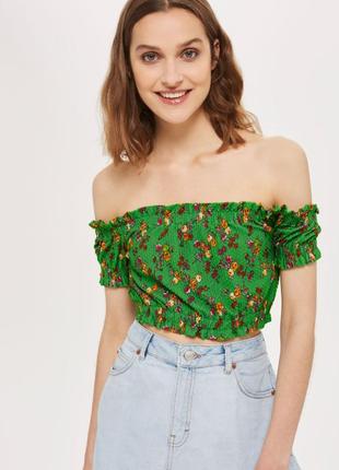 Натуральний кроп топ topshop.