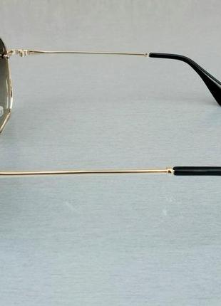 Жіночі сонцезахисні окуляри в стилі christian dior коричневі з градієнтом3 фото
