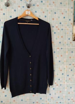 Новый кардиган, шёлк, кашемир massimo dutti.
