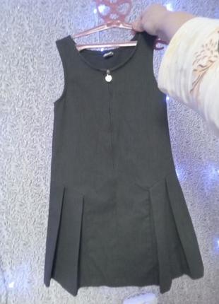 Школьный сарафан для девочки 6 лет