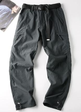 Goretex трекінгові штани карго на утяжках з ремінцем8 фото