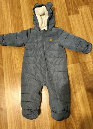 Зимний комбинезон h&m 74 см