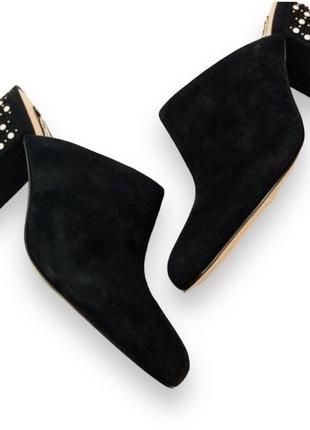 Туфлі мюлі з натуральної замші karl lagerfeld, оригінал, 37 р.