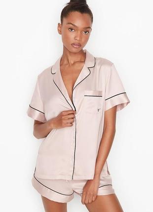 Сатиновая пижама victoria's secret виктория сикрет оригинал