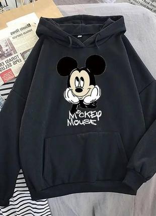 Худи микки mickey  oversize двухнить2 фото