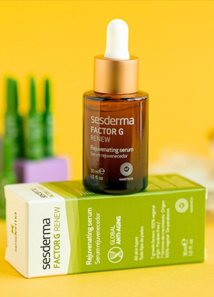 Sesderma factor g renew мощная омоложивающая сыворотка на основе факторов роста и пептидов.