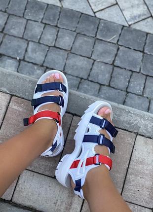 Сандали fila sandal  colors босоножки босоніжки сандалі7 фото