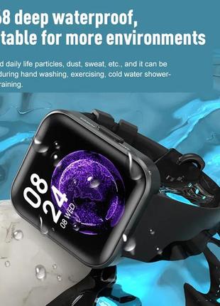 Умные смарт часы smart watch c17 ip68 фитнес трекер пульсометр совместимость android, ios3 фото