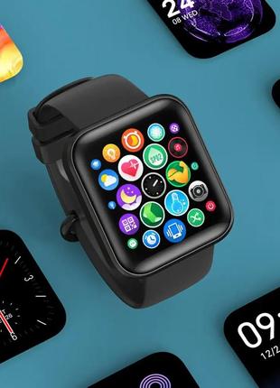 Умные смарт часы smart watch c17 ip68 фитнес трекер пульсометр совместимость android, ios2 фото