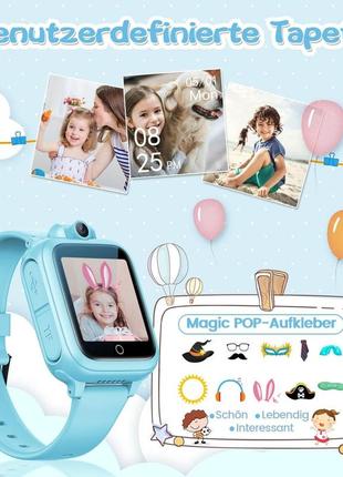 Детские смарт часы awatty smartwatch children черные5 фото