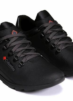 Мужские кожаные кроссовки columbia