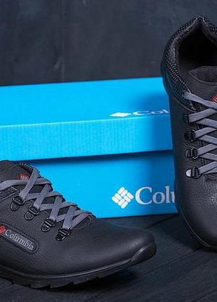 Мужские кожаные кроссовки columbia