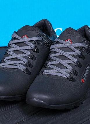 Мужские кожаные кроссовки columbia