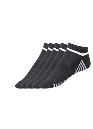Шкарпетки спортивні жіночі короткі упаковка 5 пар crivit.ціна за упаковку.1 фото