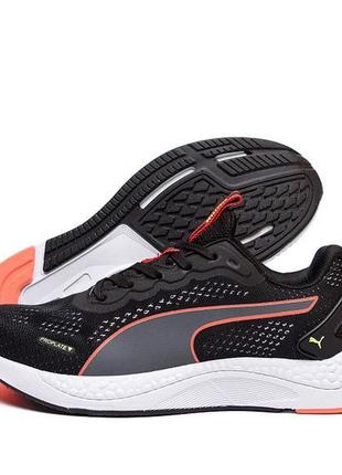 Мужские кроссовки сетка puma black