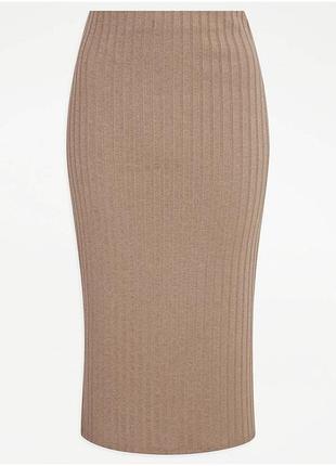 Женская юбка в рубчик george, р.20uk2 фото