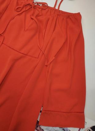 Сукня жіноча червоного кольору вільного крою зі спкщеними рукавами від бренду  glamour petite sm3 фото