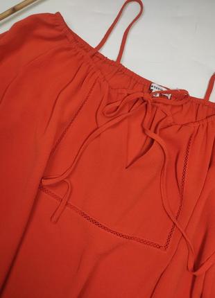 Платье женское красного цвета свободного кроя с защелочными рукавами от бренда glamour petite sm2 фото