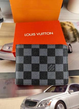 Кожаный мужской кошелек в стиле louis vuitton луи витон турция9 фото