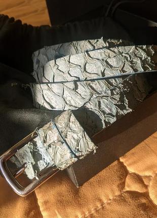 Ремень люкс из натуральной кожи игуаны