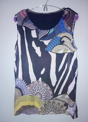 Красива шовкова блуза майка шовк
