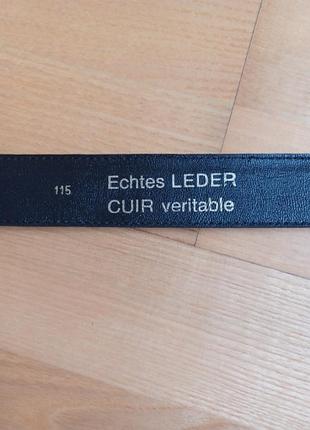 Ремень cuir veritable.