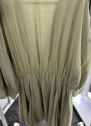 Стильное оливковое платье от бренда асос, р. 18-209 фото