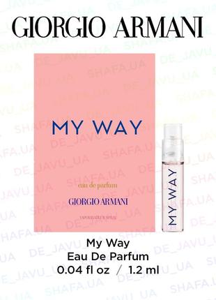 Пробник парфуму giorgio armani аромат my way phonel квіткові парфуми edp