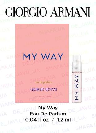 Пробник парфуму giorgio armani аромат my way floral квіткові парфуми edp